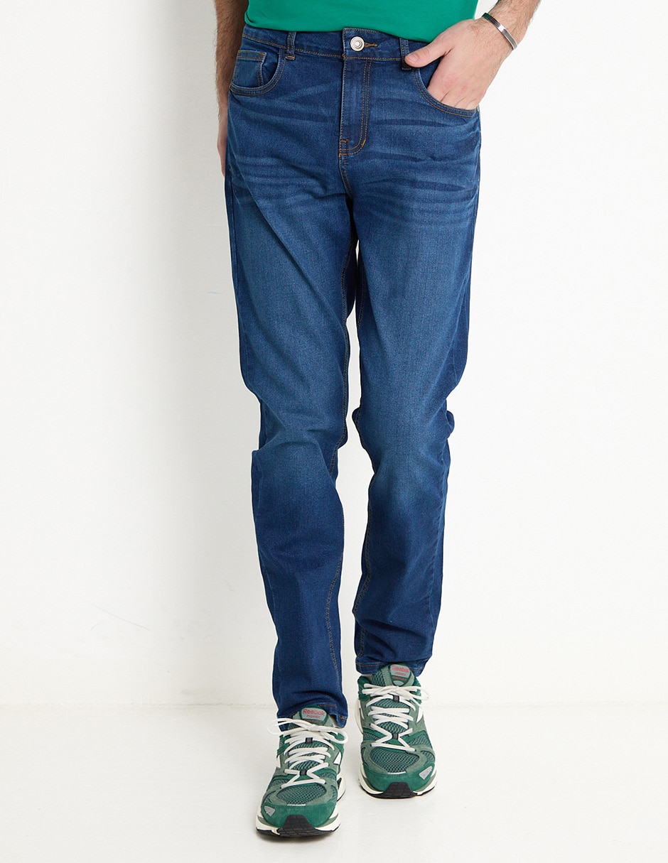 Jeans slim lavado deslavado para hombre Jeans slim lavado deslavado para hombre