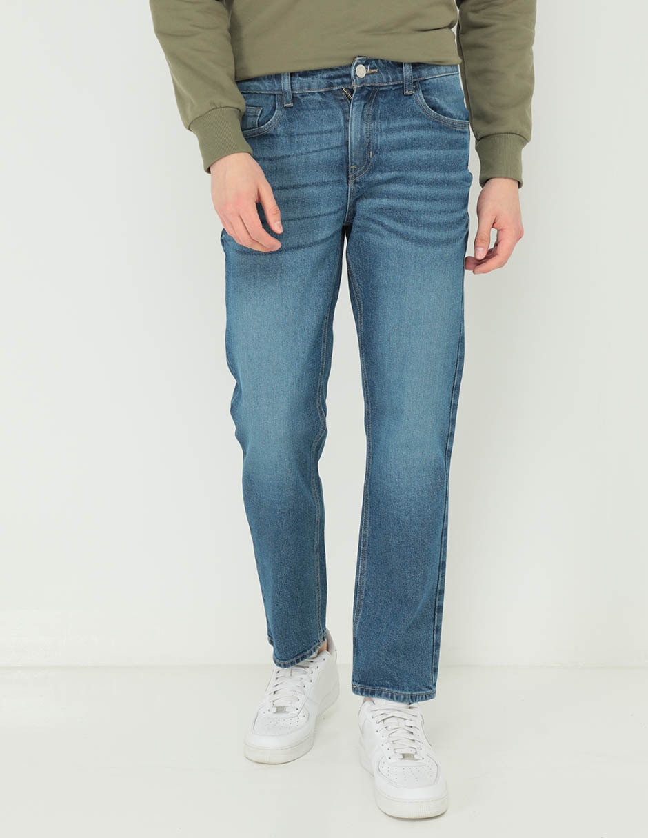 Jeans slim Mossimo deslavado para hombre