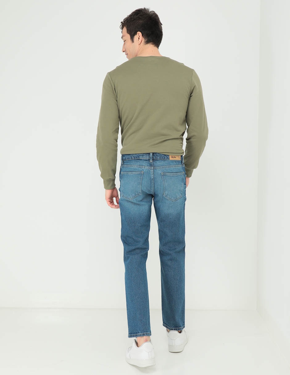 Jeans slim Mossimo deslavado para hombre