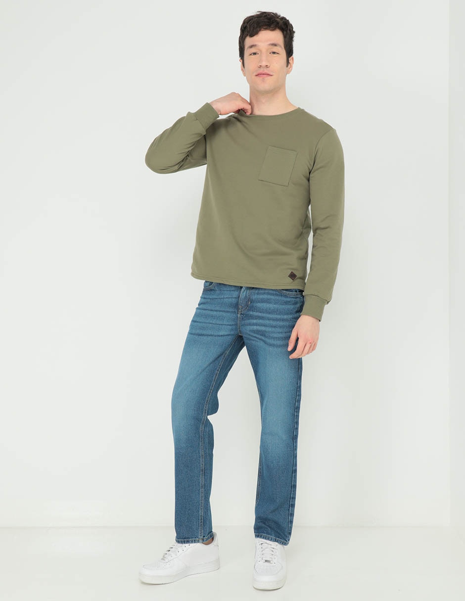 Jeans slim Mossimo deslavado para hombre
