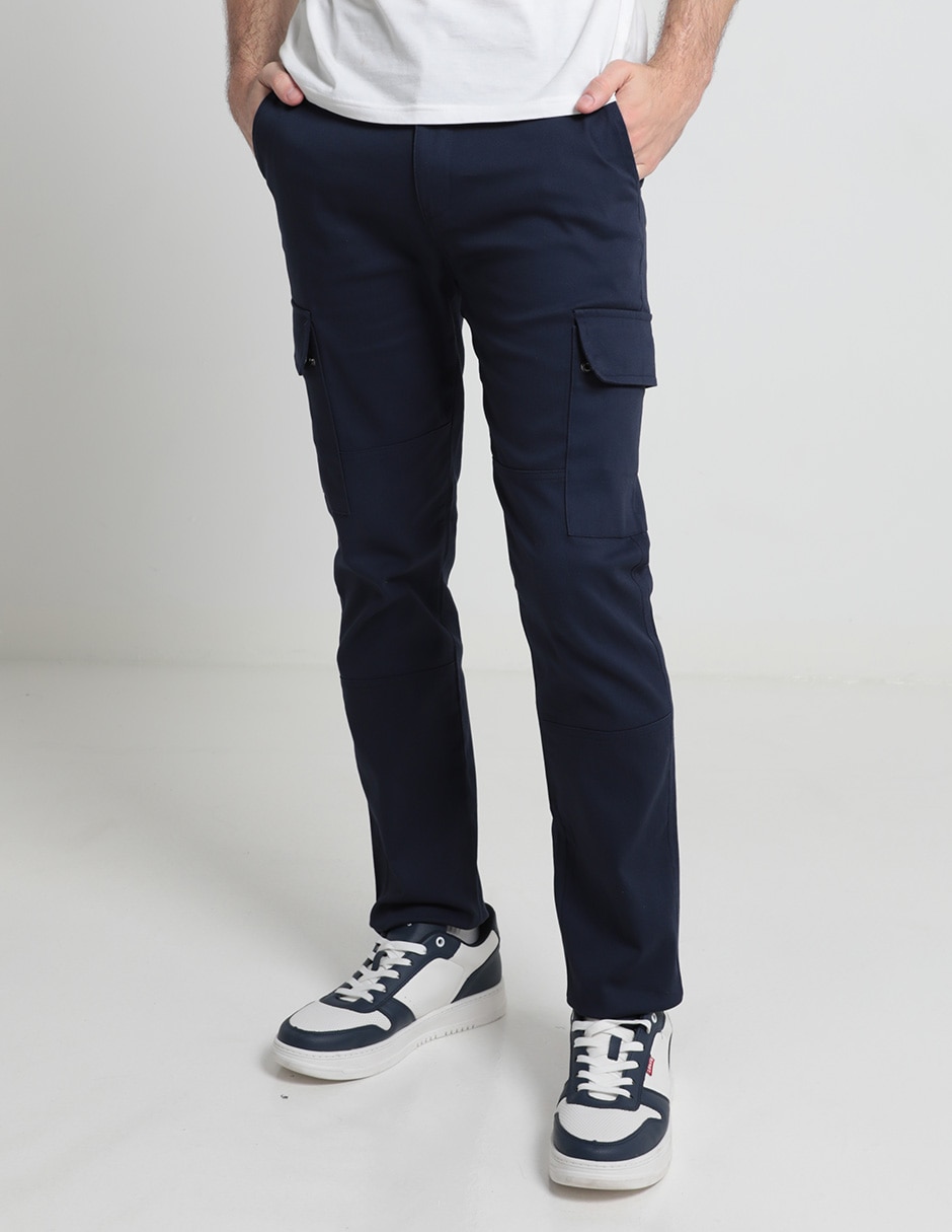 Pantalón slim de algodón para hombre Pantalón slim de algodón para hombre