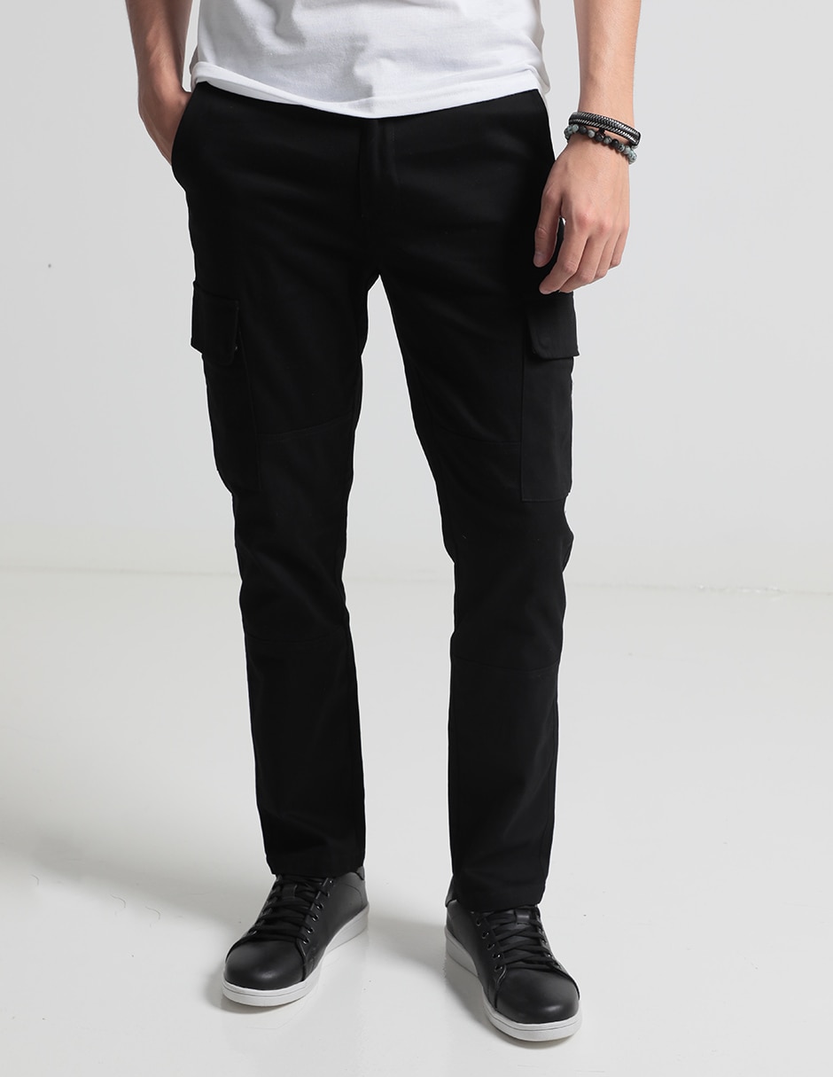 Pantalón slim de algodón para hombre Pantalón slim de algodón para hombre