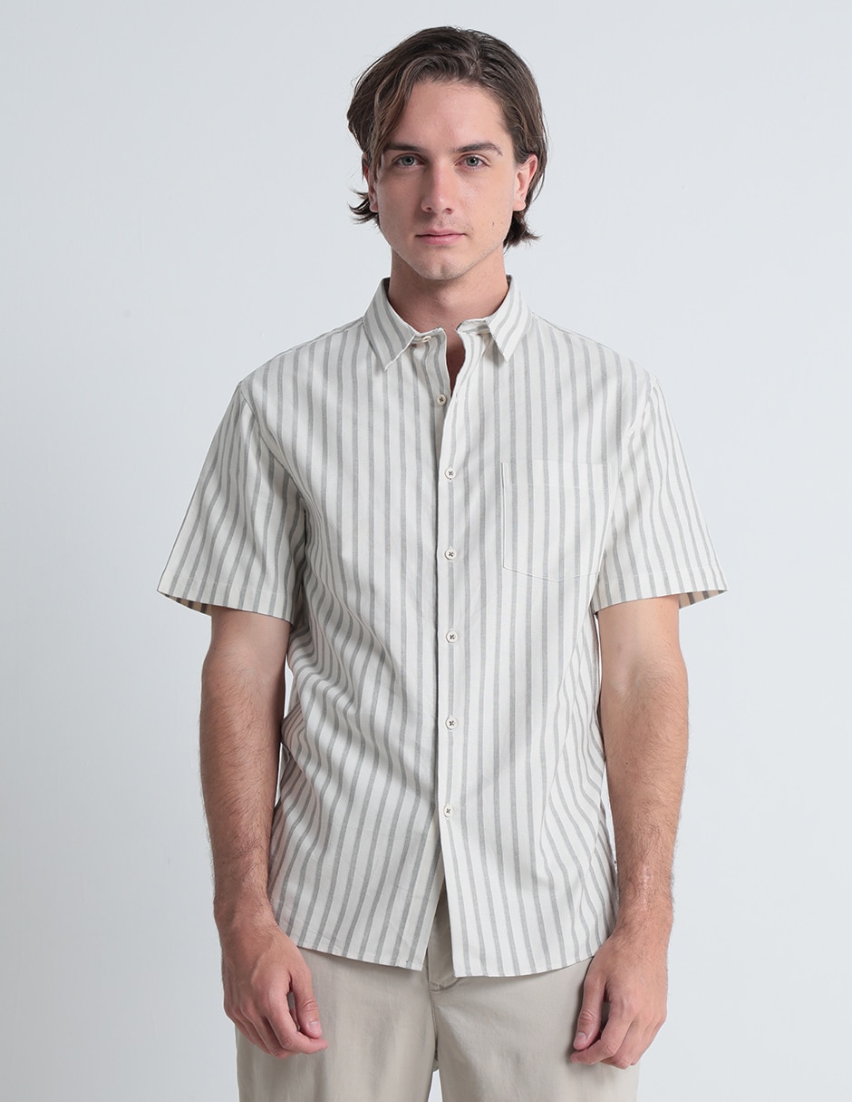 Camisa casual manga corta para hombre Camisa casual manga corta para hombre