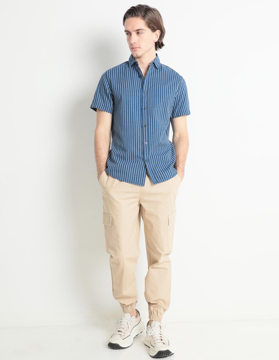 Pantalón slim de algodón para hombre 3