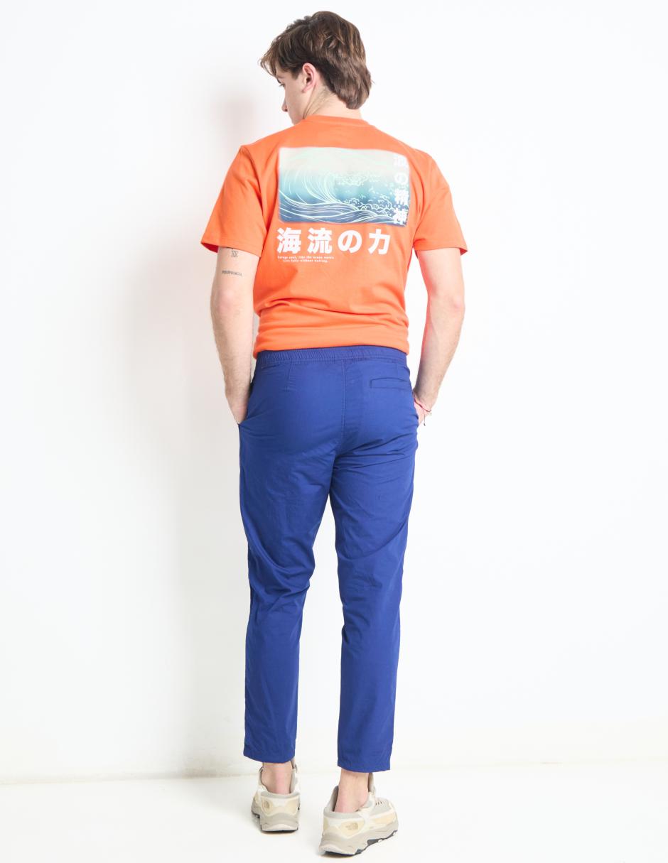 Pantalón cargo slim de algodón para hombre 4