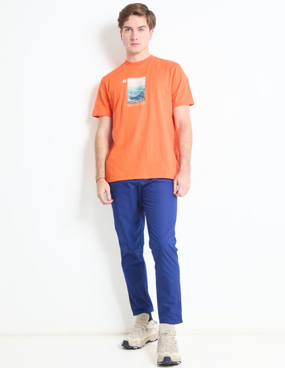 Pantalón cargo slim de algodón para hombre 3