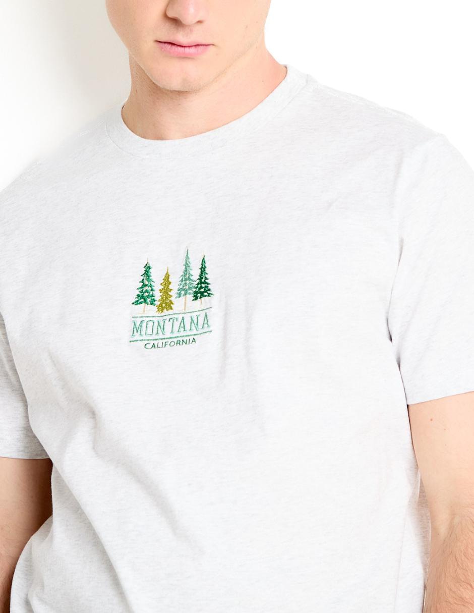 Playera cuello redondo para hombre