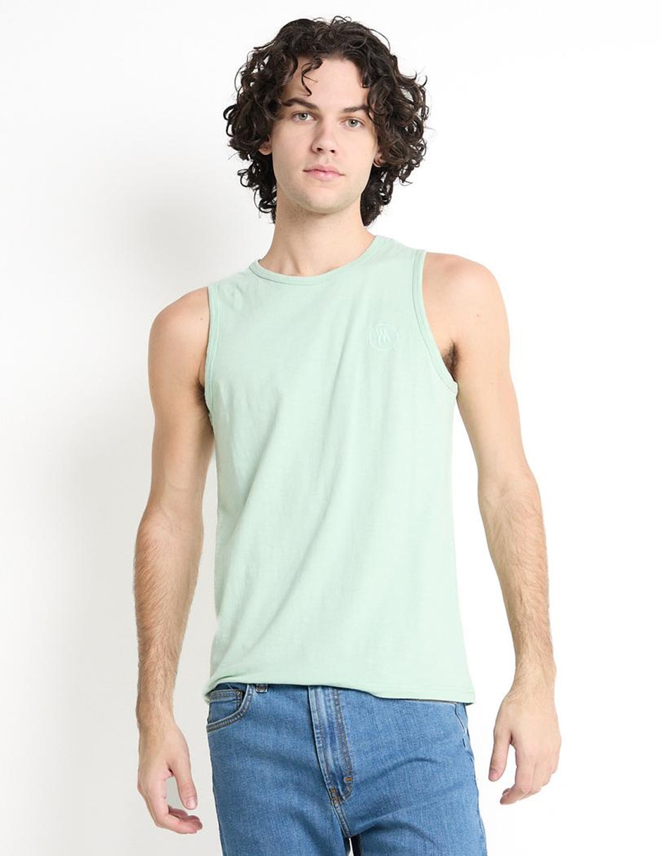 Playera cuello redondo para hombre