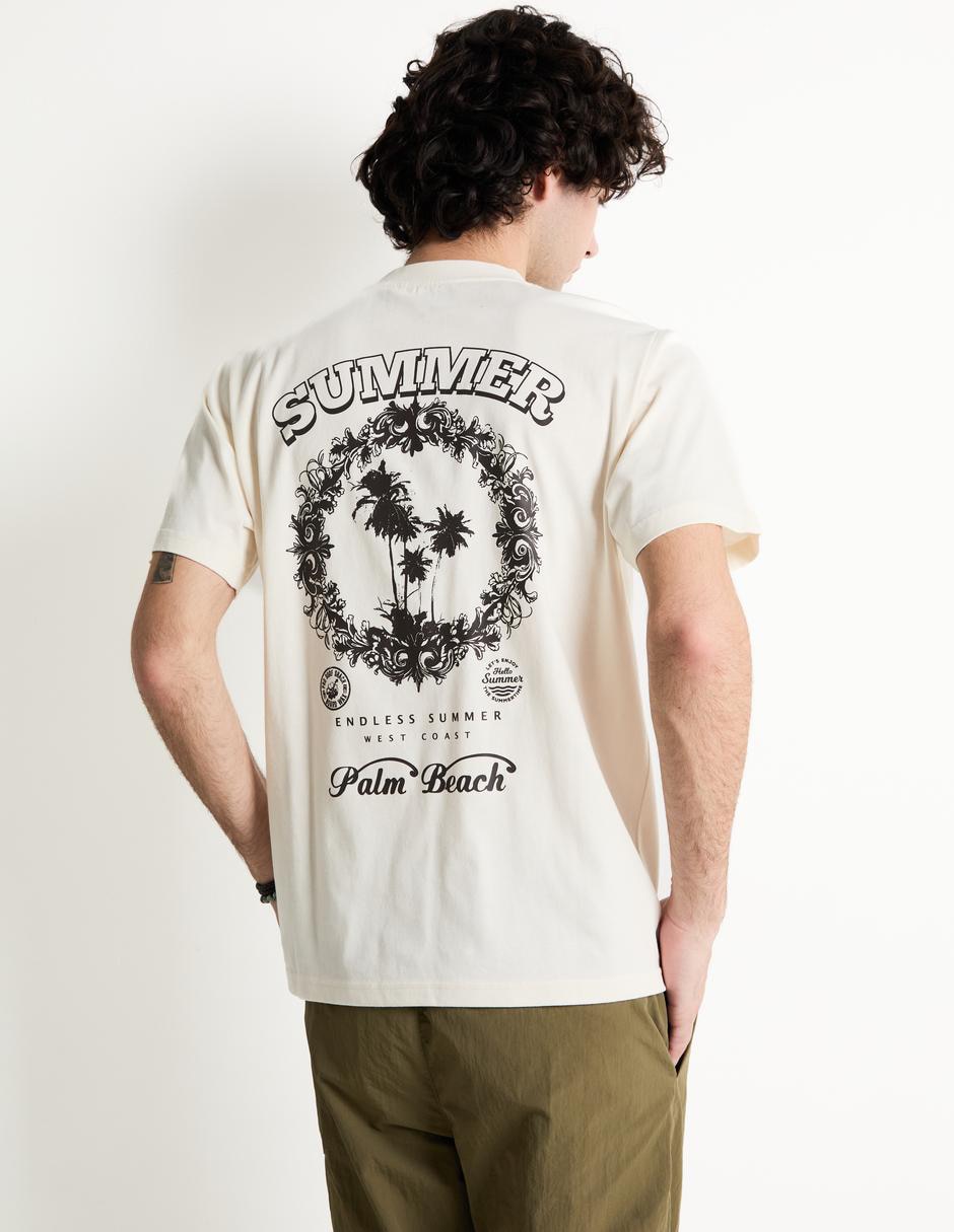 Playera cuello redondo para hombre