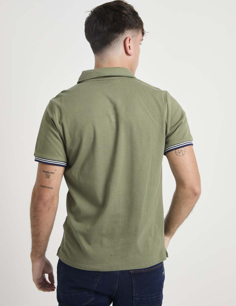 Playera cuello polo para hombre