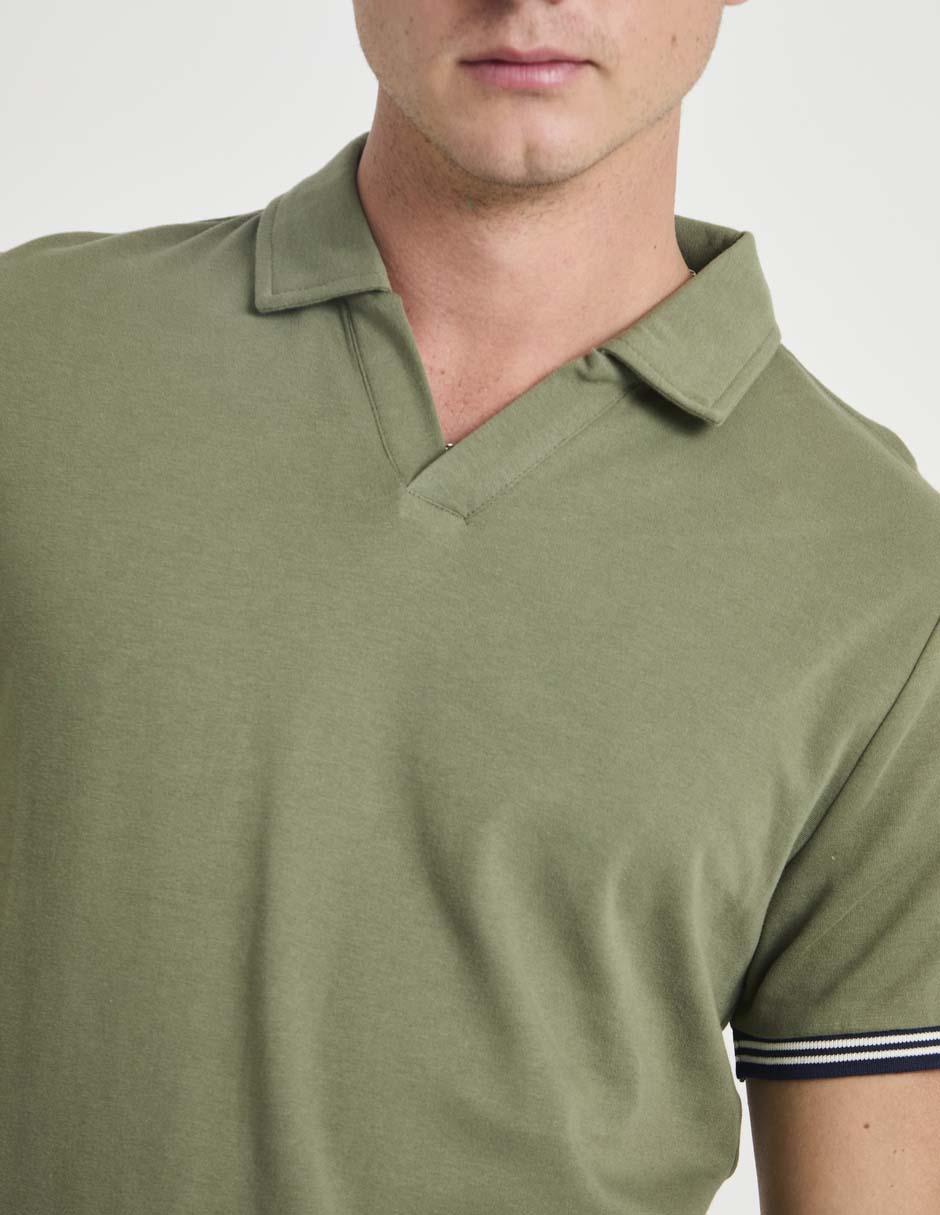 Playera cuello polo para hombre
