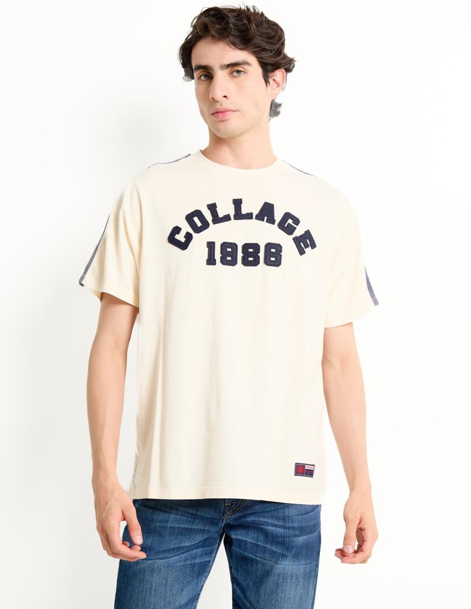 Playera cuello redondo para hombre Playera cuello redondo para hombre