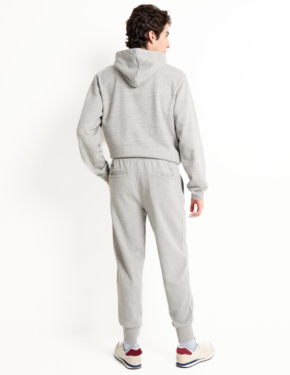 Pants straight con jareta para hombre 4