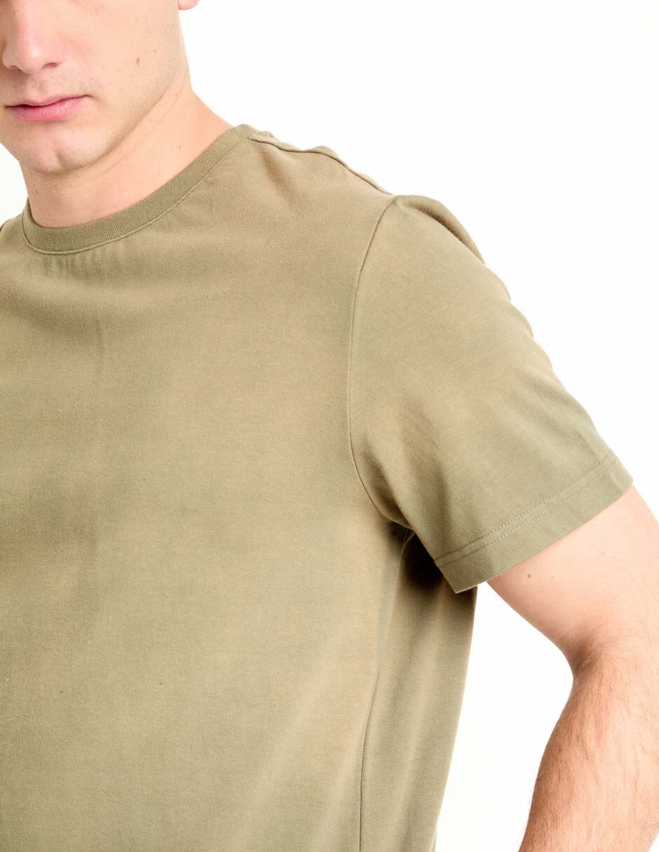 Playera cuello redondo para hombre 4