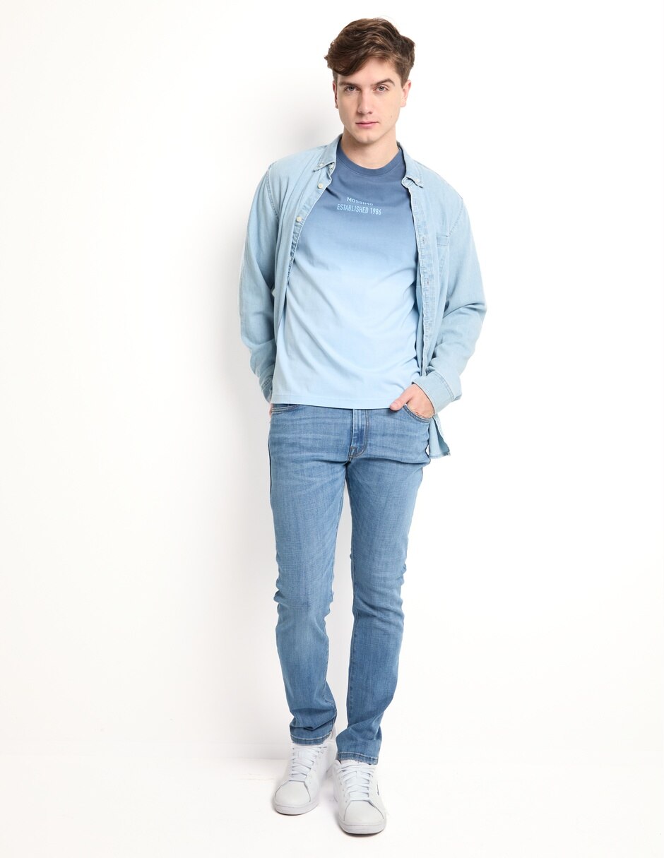 Playera cuello redondo para hombre