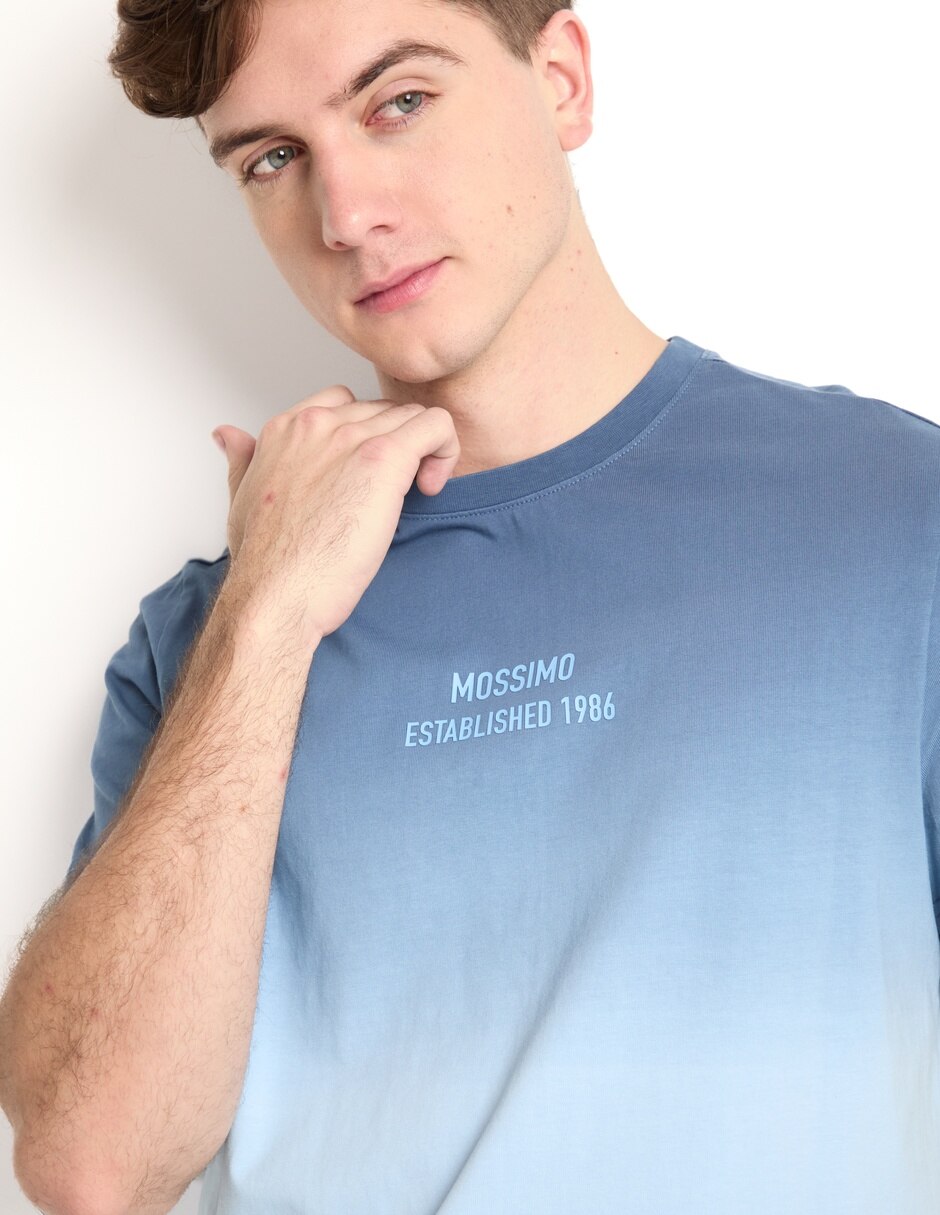 Playera cuello redondo para hombre