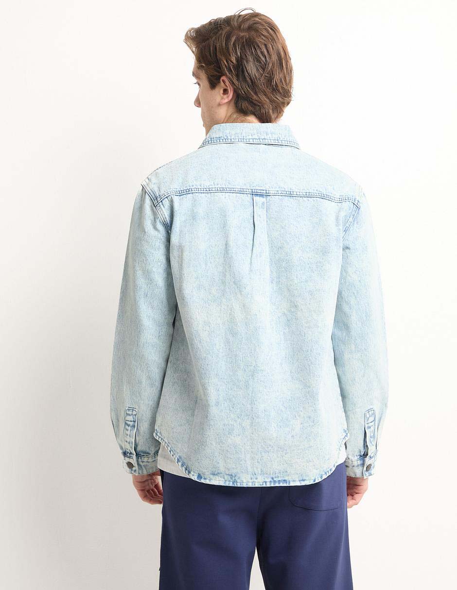 Chamarra de mezclilla Mossimo con bolsillos para hombre
