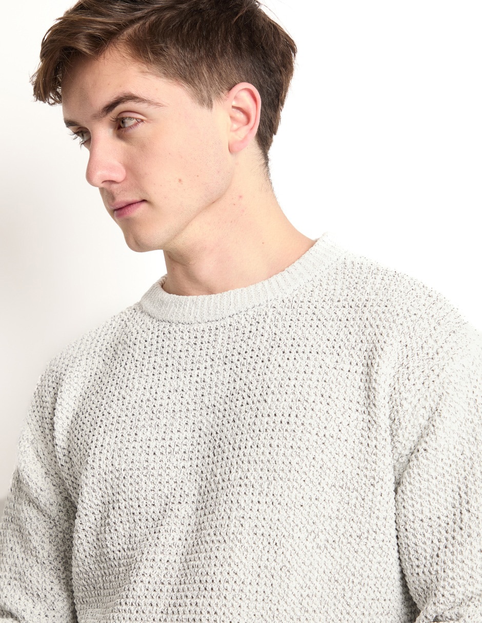 Suéter cuello redondo para hombre 4