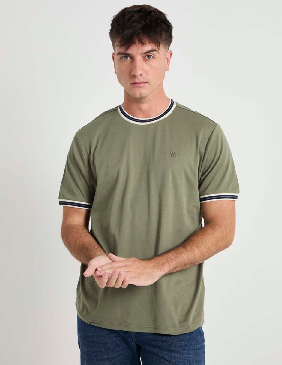 Playera cuello redondo para hombre 1