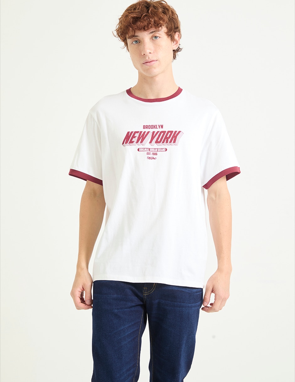 Playera cuello redondo para hombre Playera cuello redondo para hombre