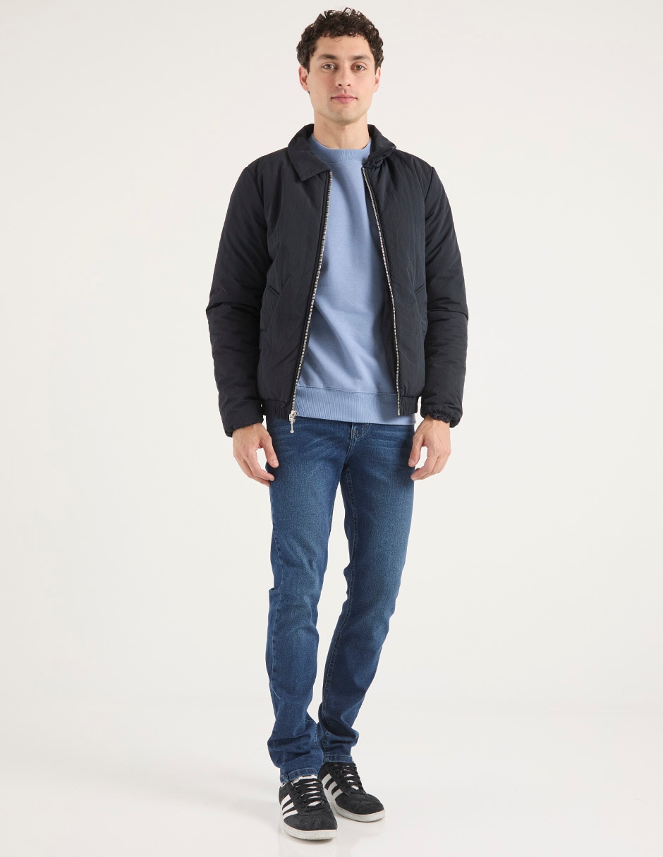 Jeans slim deslavado para hombre