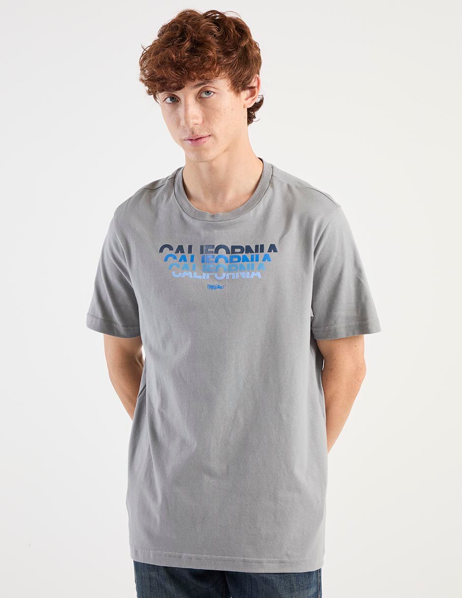 Playera California cuello redondo para hombre 1