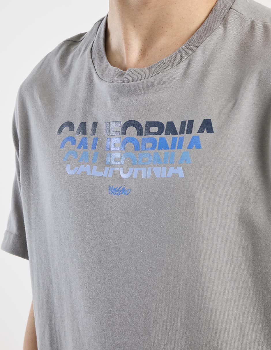 Playera California cuello redondo para hombre 4