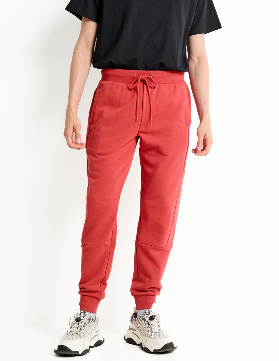 Pants regular con agujeta para hombre
