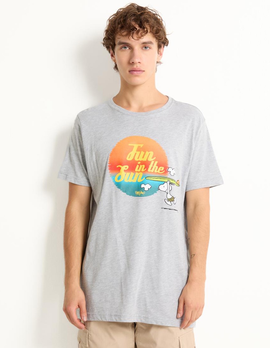 Playera cuello redondo para hombre