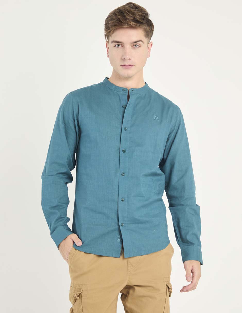 Camisa casual manga larga para hombre Camisa casual manga larga para hombre