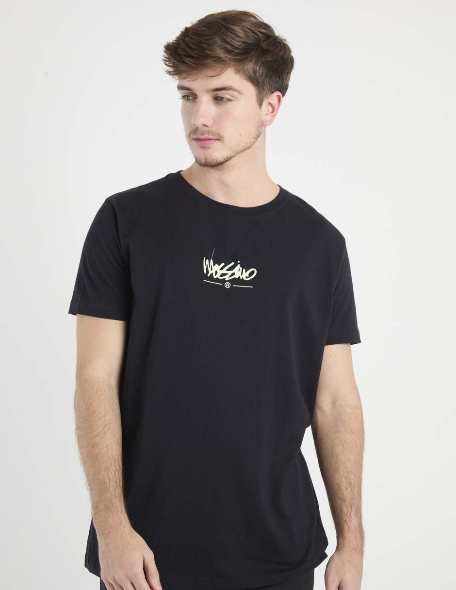 Playera cuello redondo para hombre