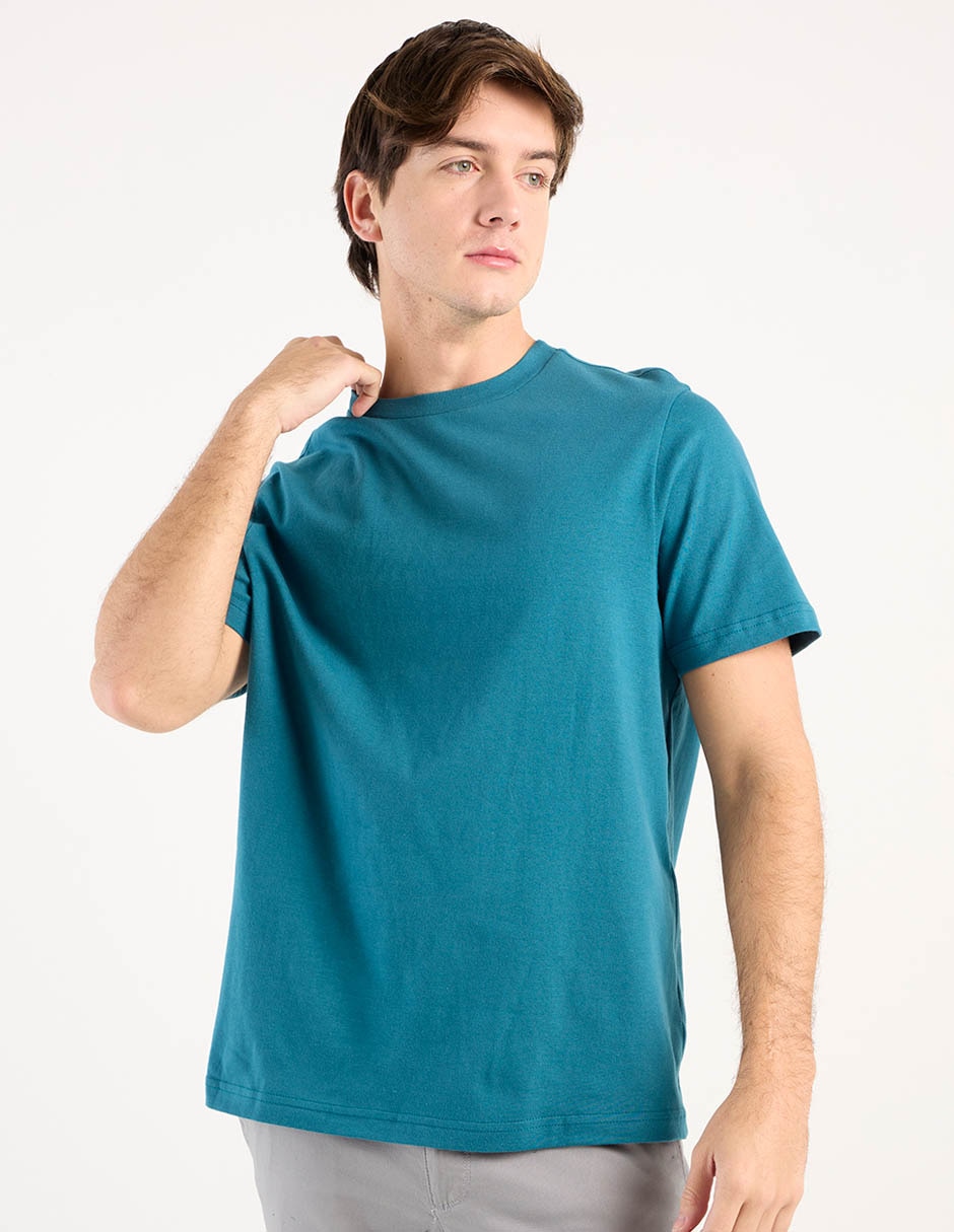 Playera cuello redondo para hombre 1