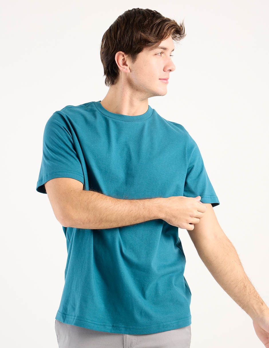 Playera cuello redondo para hombre 2
