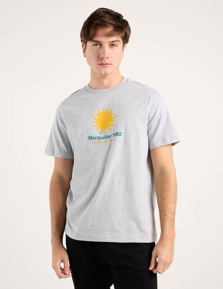 Playera cuello redondo para hombre 1