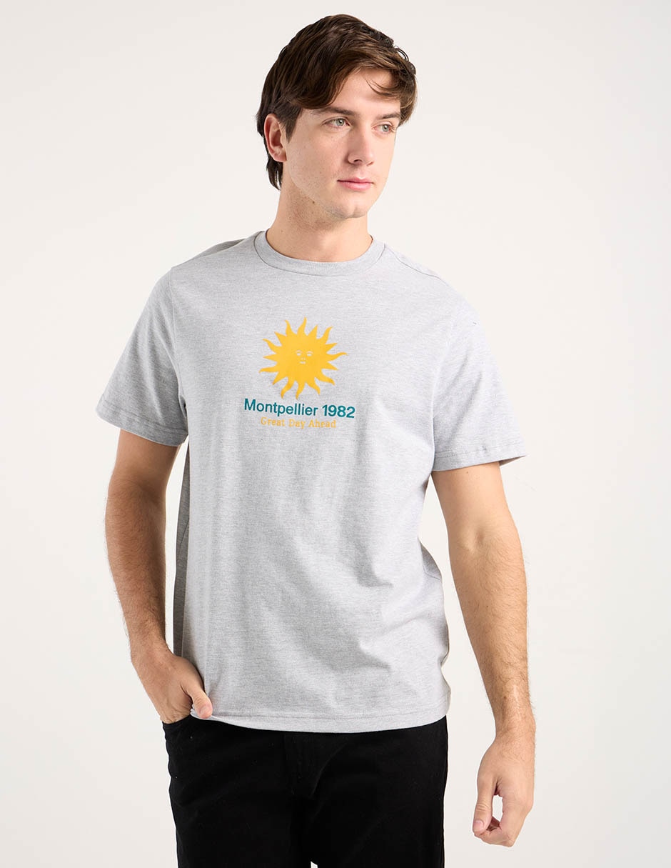 Playera cuello redondo para hombre 2