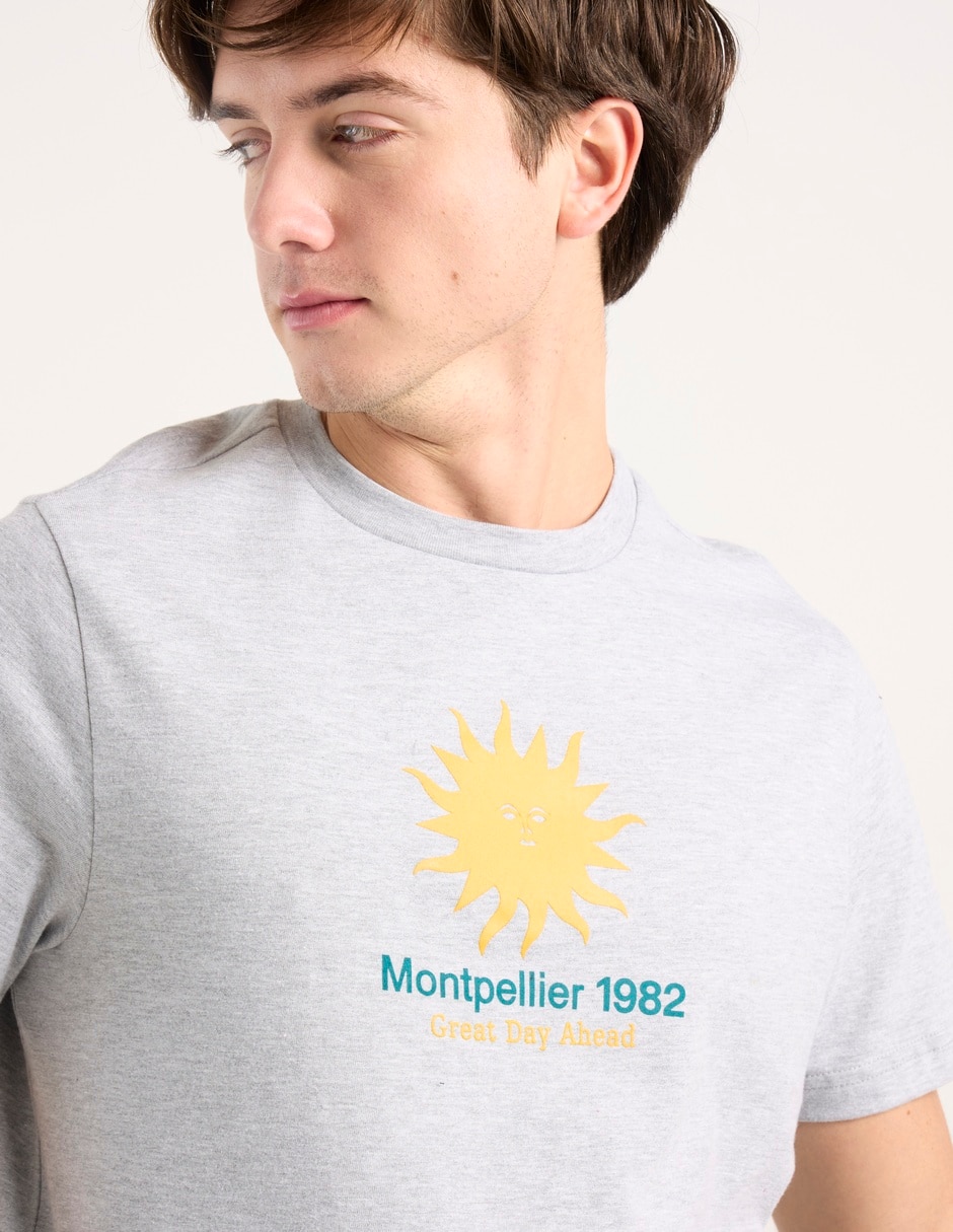 Playera cuello redondo para hombre 4