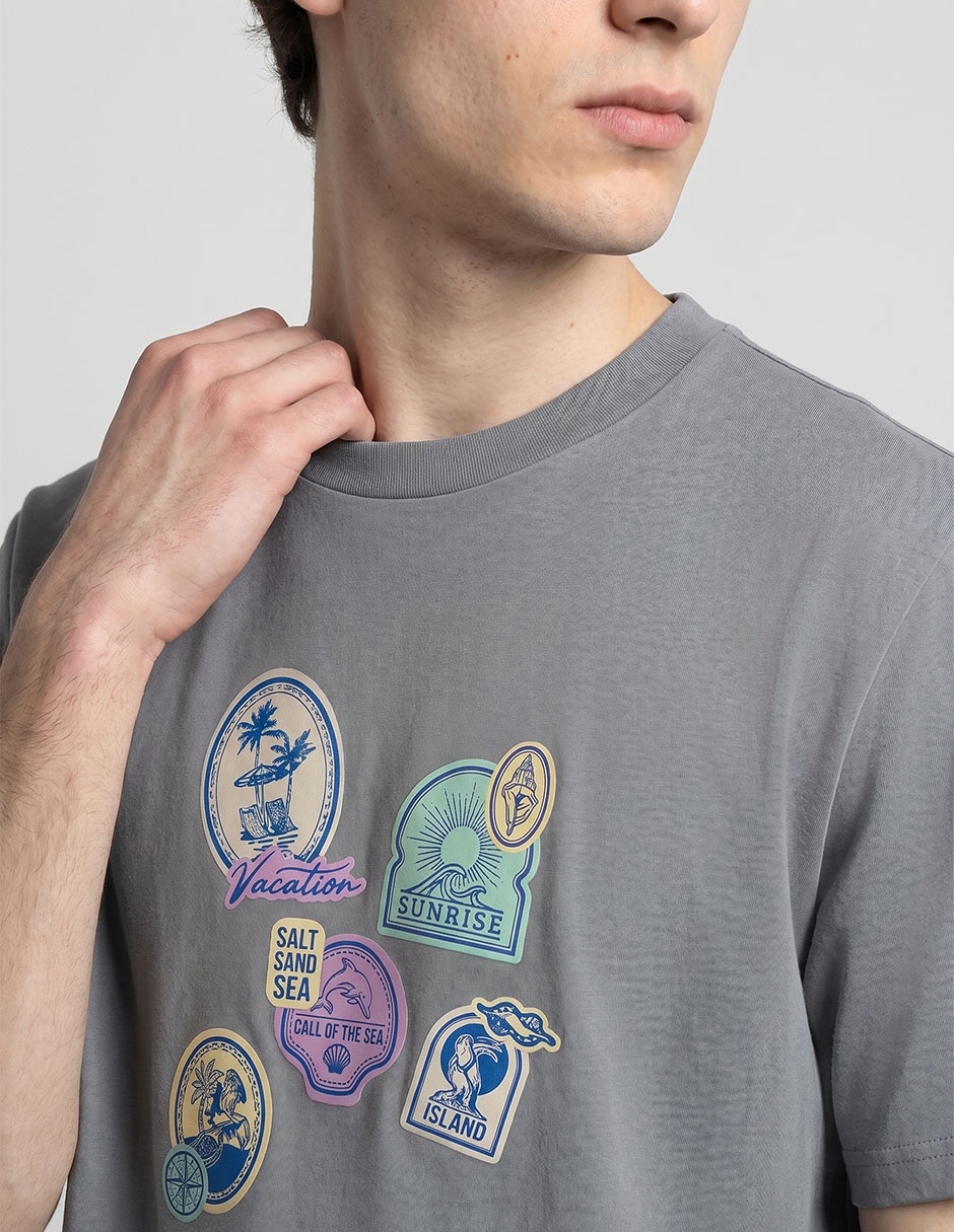 Playera cuello redondo para hombre 3