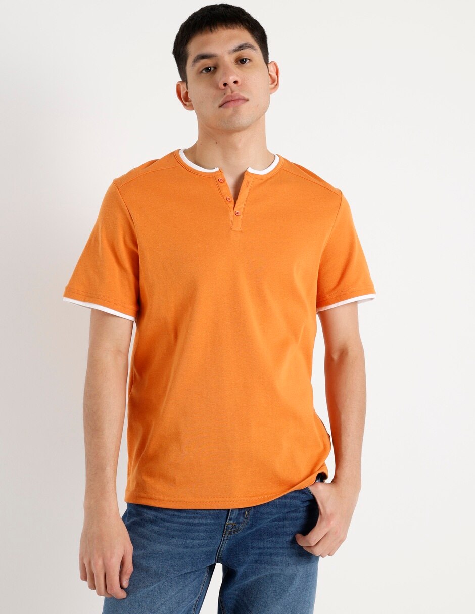 Playera cuello redondo para hombre 2