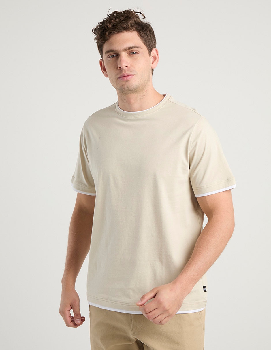 Playera cuello redondo para hombre Playera cuello redondo para hombre