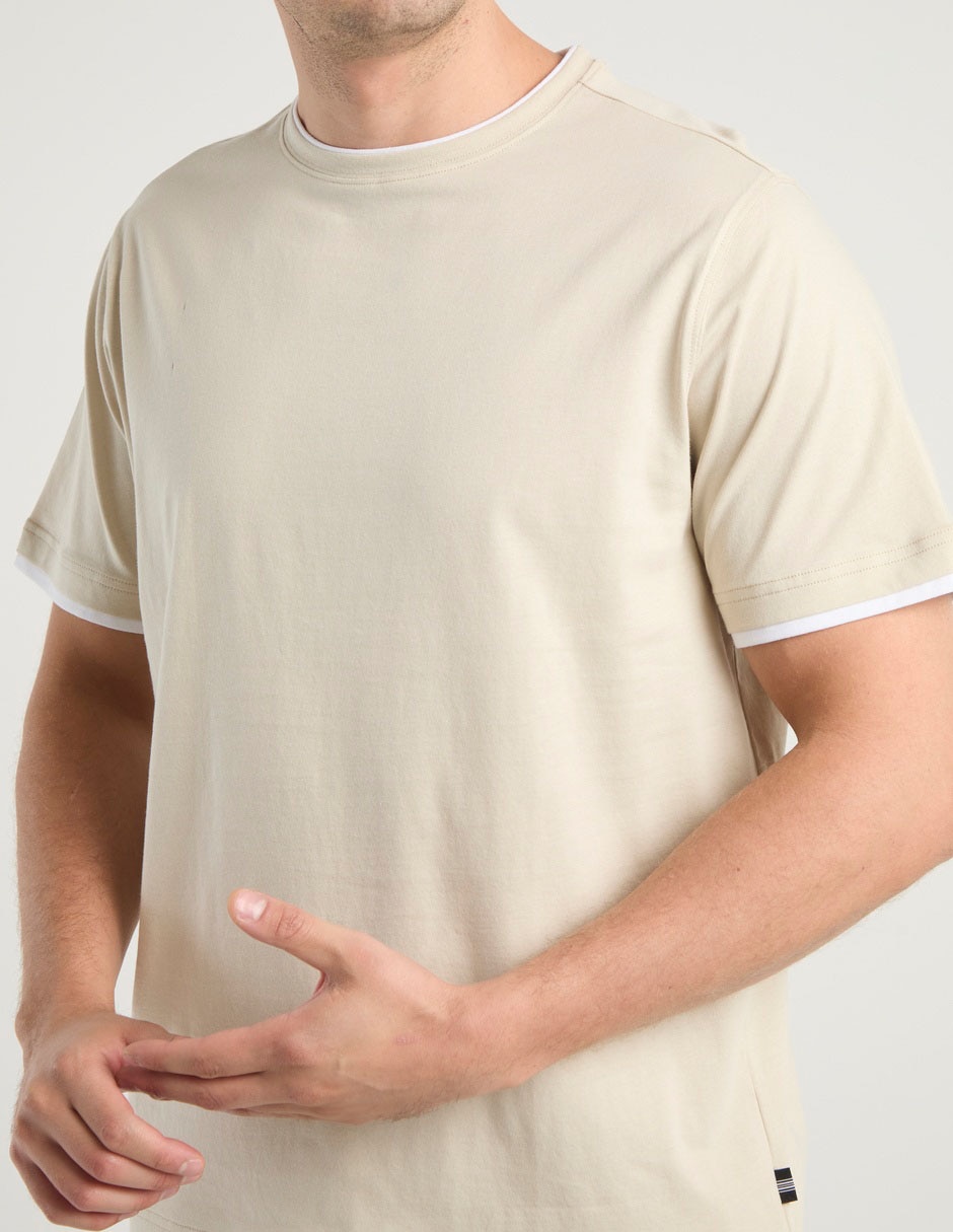 Playera cuello redondo para hombre 4