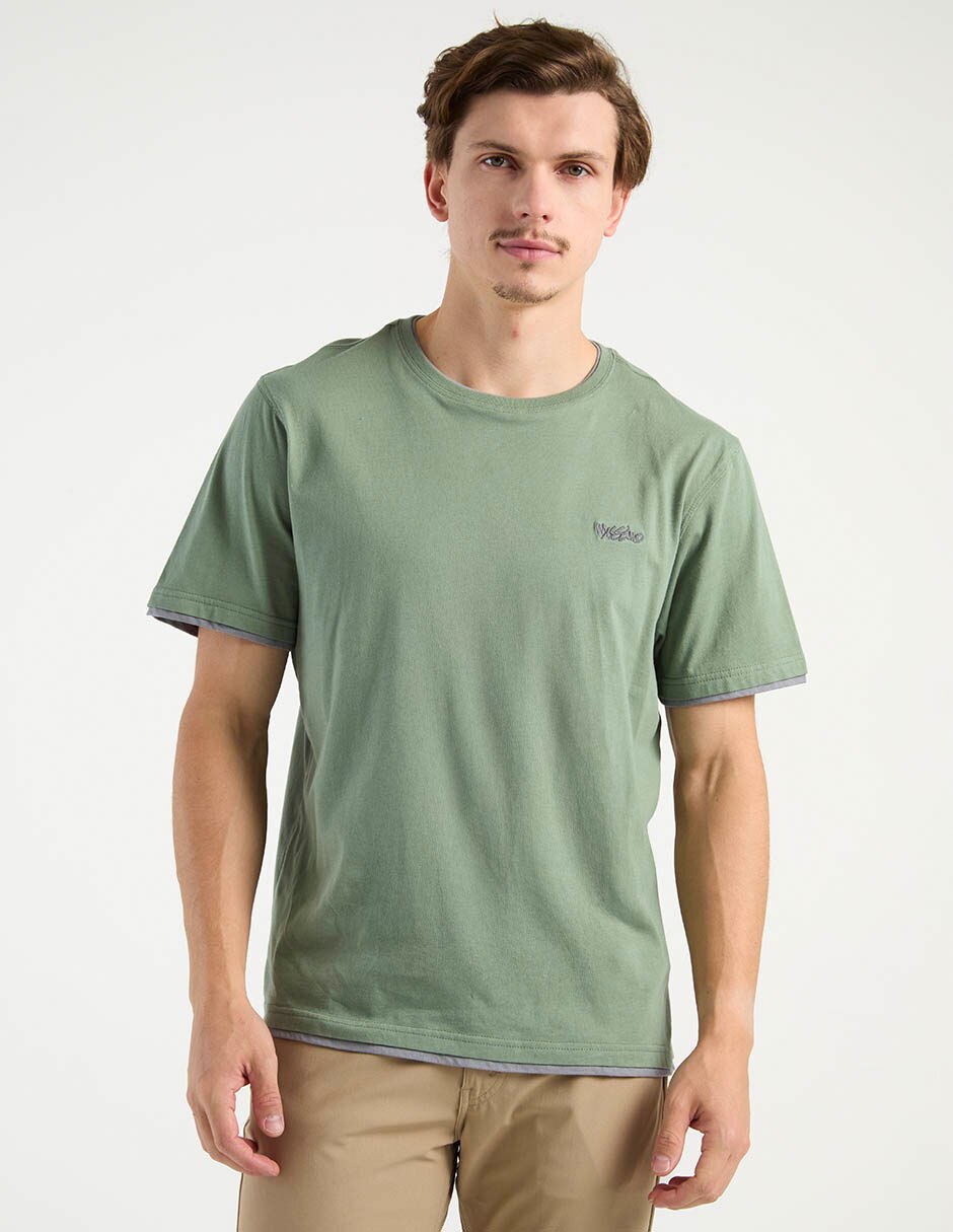 Playera cuello redondo para hombre Playera cuello redondo para hombre