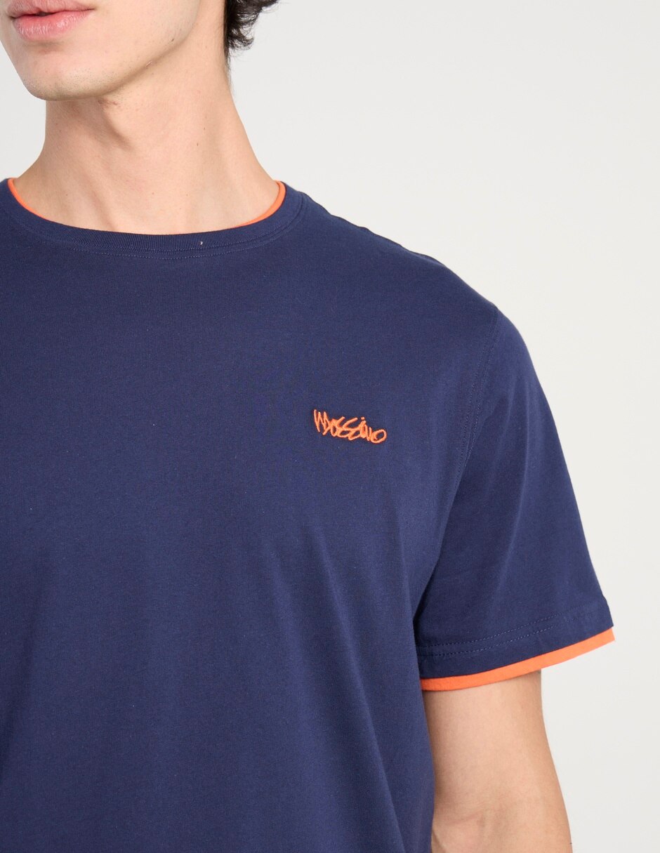 Playera cuello redondo para hombre 4