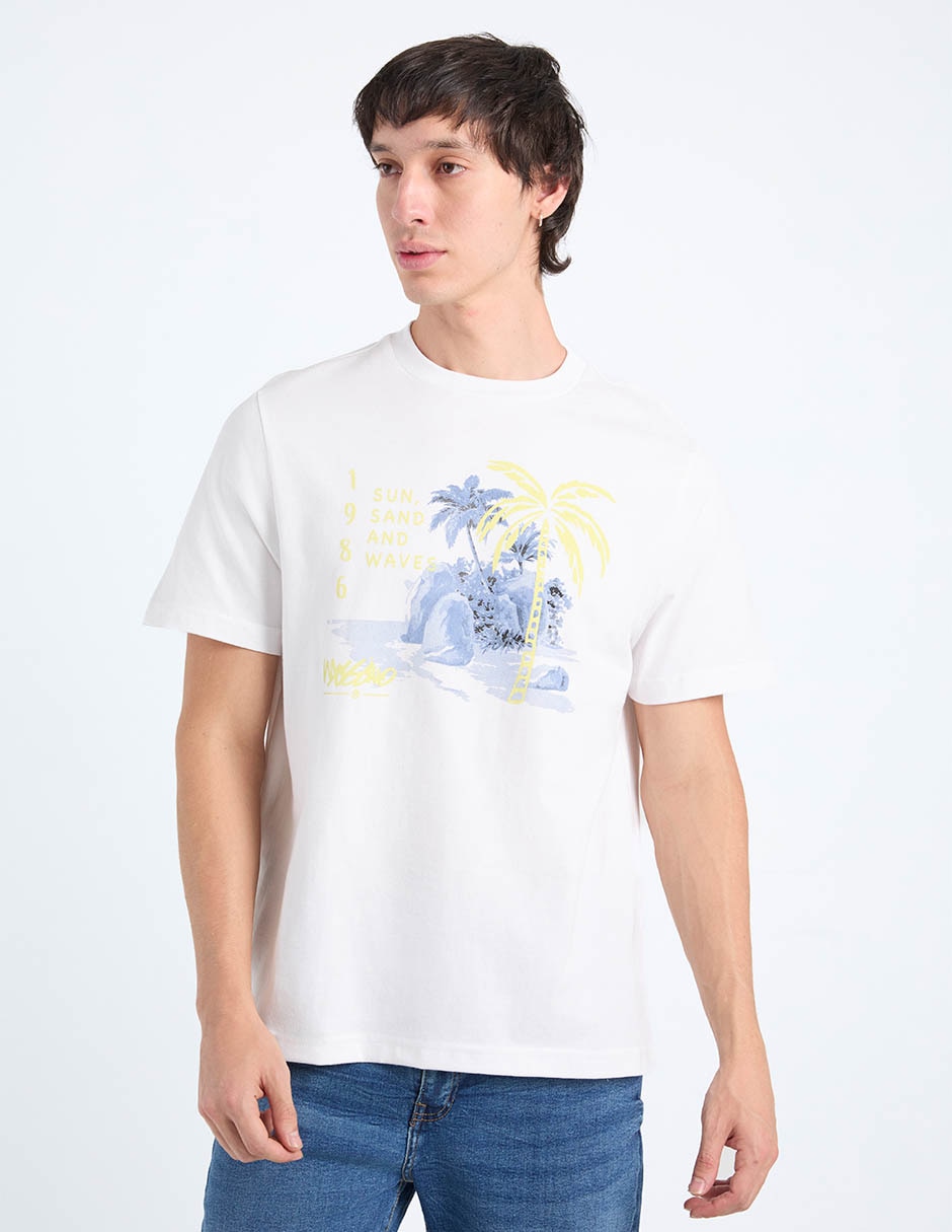 Playera cuello redondo para hombre Playera cuello redondo para hombre