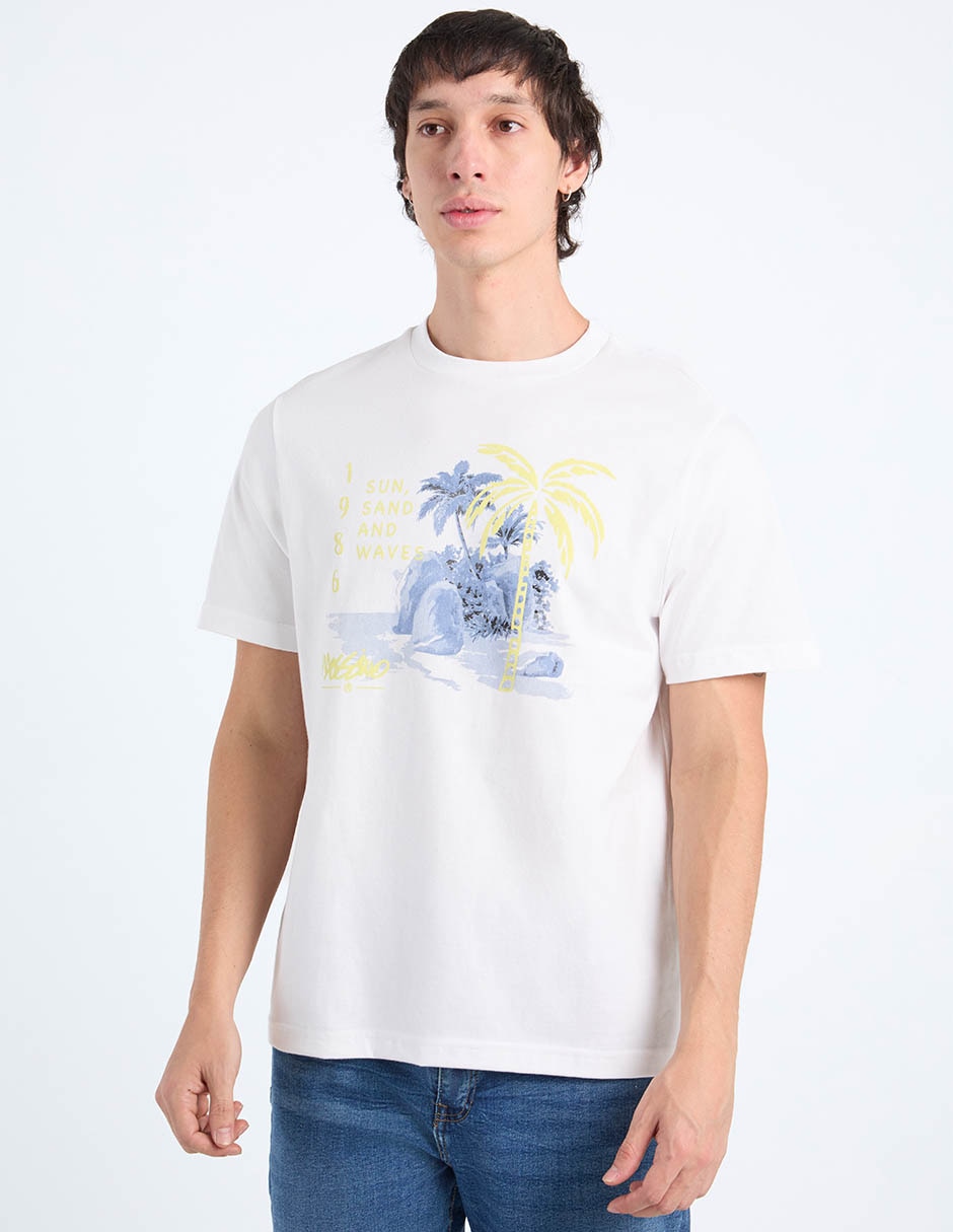 Playera cuello redondo para hombre 2