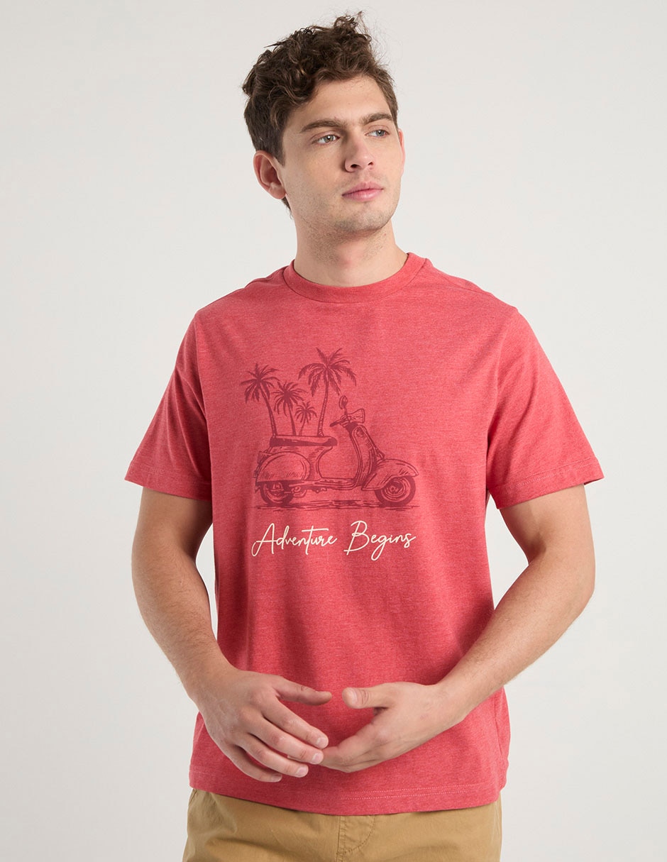 Playera cuello redondo para hombre 1