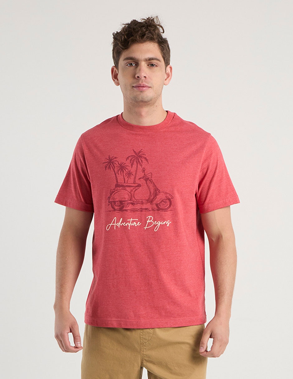 Playera cuello redondo para hombre 2