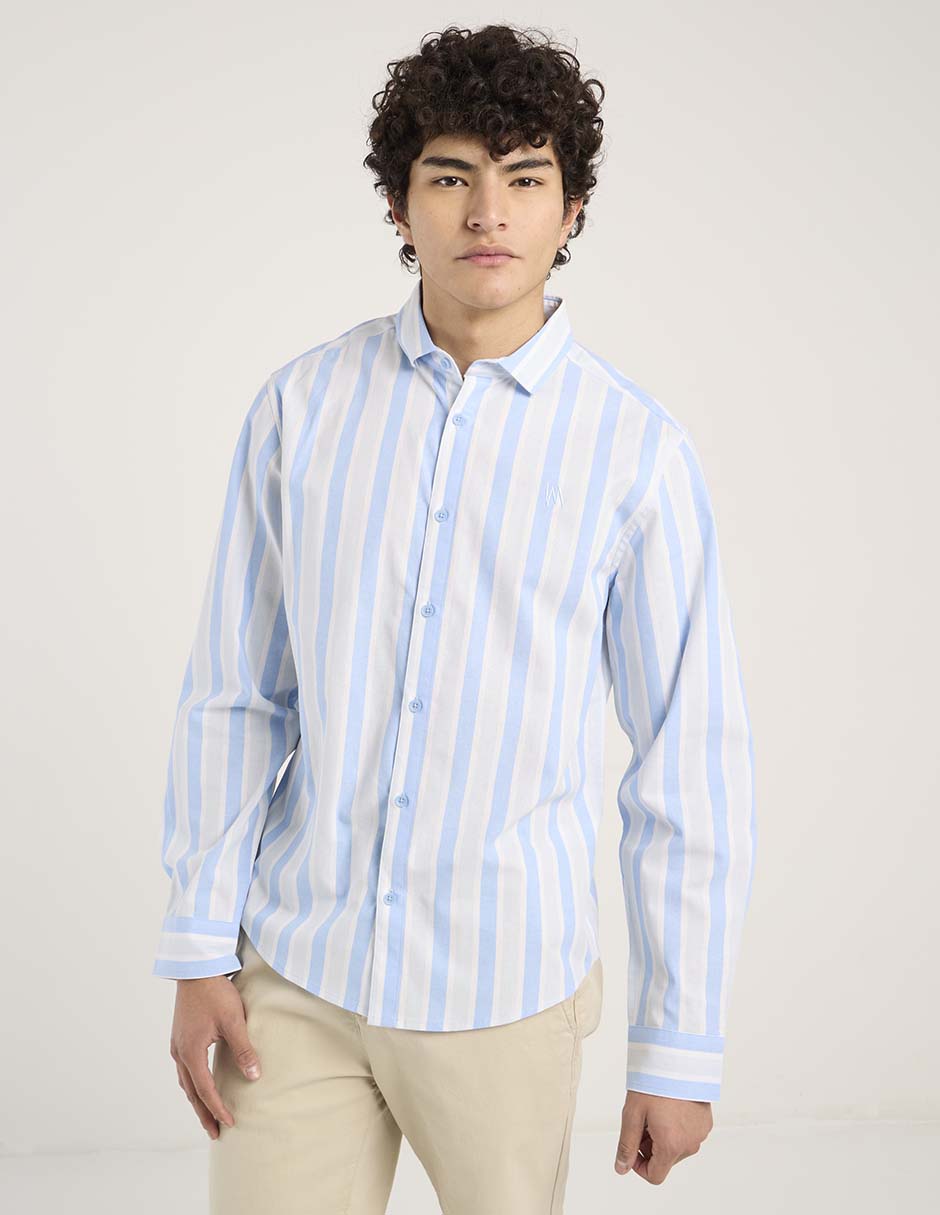 Camisa casual Mossimo manga larga para hombre
