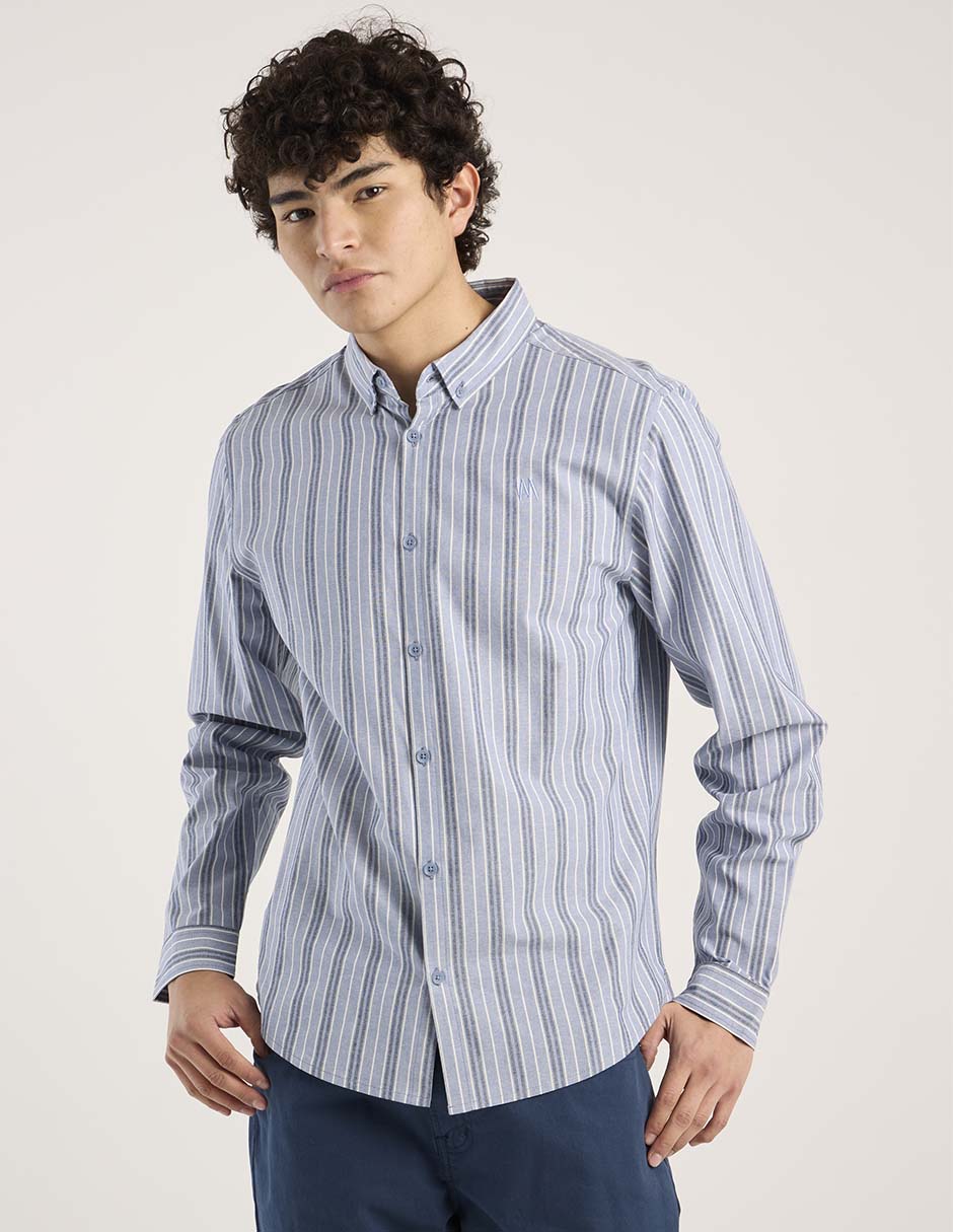 Camisa casual Mossimo manga larga para hombre