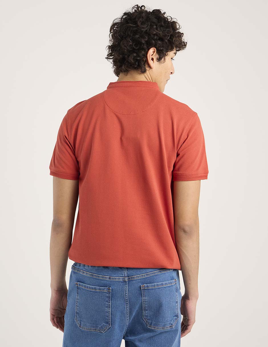 Playera cuello mao para hombre 6
