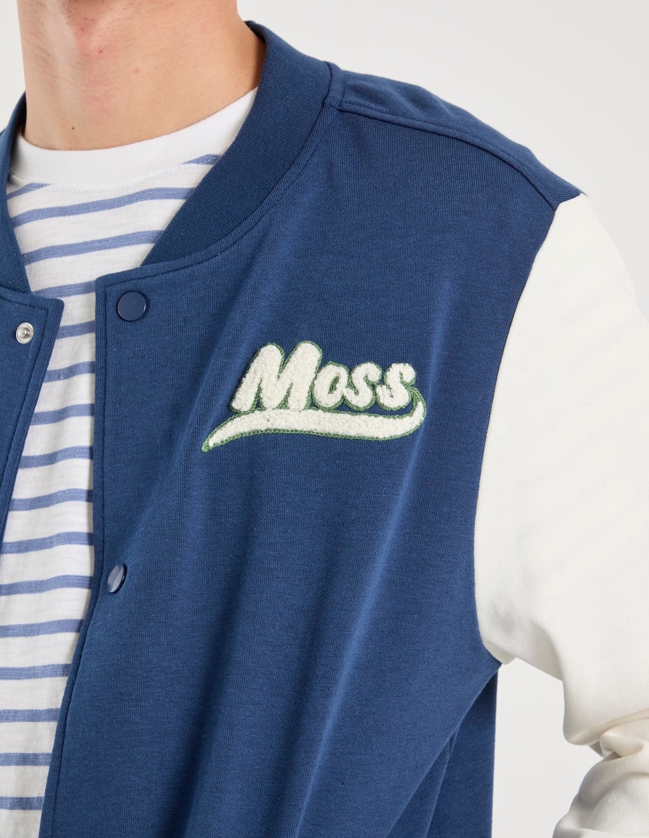 Chamarra beisbolera Mossimo con bolsillos para hombre